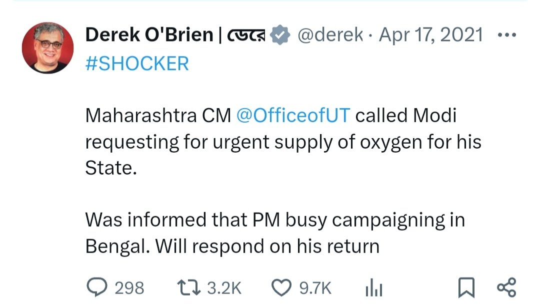 Dear Mumbaikars, see this before you go to vote tomorrow.

It was Uddhav Thackeray who saved our lives in corona time. The shameless PM Modi was busy campaigning in Bengal.