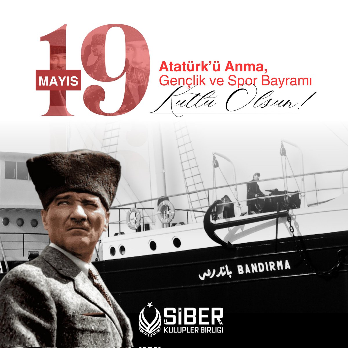Milletin istiklâlini yine milletin azim ve kararı kurtaracaktır. 19 Mayıs Atatürk’ü Anma Gençlik ve Spor Bayramınız kutlu olsun.