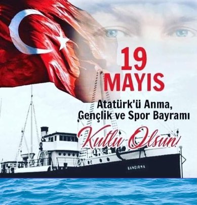 Kurtuluş savaşının başlangıcı olan bu anlamlı günün 104. yılında, başta Cumhuriyetimizin kurucusu Gazi Mustafa Kemal Atatürk olmak üzere istiklal mücadelemizin bütün kahramanlarını saygı, minnet ve rahmetle anıyoruz.
Tüm milletimizin 19 Mayıs Atatürk’ü Anma, Gençlik ve Spor