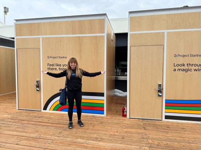 whoisteezy's tweet image. Wait until y’all find out about #ProjectStarline .. it was the most fascinating demo I saw at Google I/O but I couldn’t take any pics or footage .. it’s like FaceTime on crack .. it scared the life out of me at first &amp;amp; was wild to experience first hand