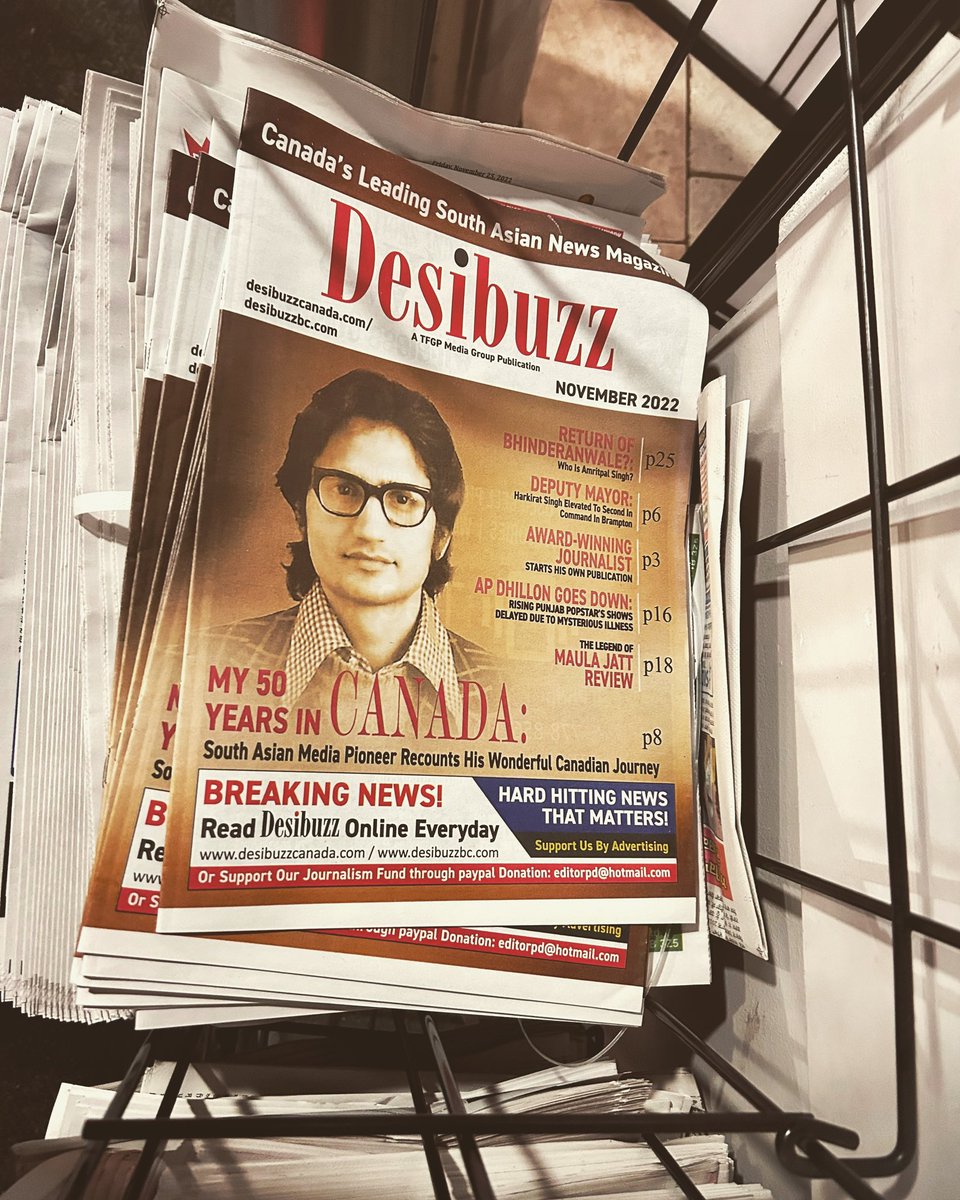 desibuzzcanada's tweet photo. Great piece by the esteemed veteran journalist Promod Puri. https://t.co/Z7cEC4FR6k