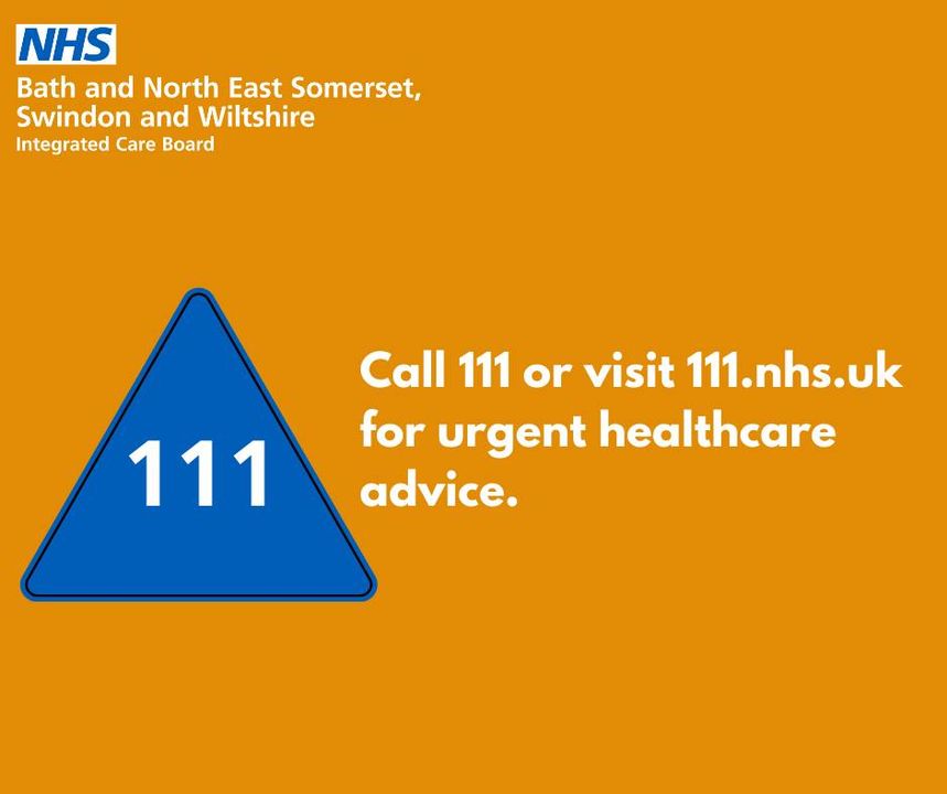 If you need urgent medical help but you're not sure where to go, use 111 to get assessed and directed to the right place for you.​ Call, go online or use the NHS App. ➡️ nhs.uk/111