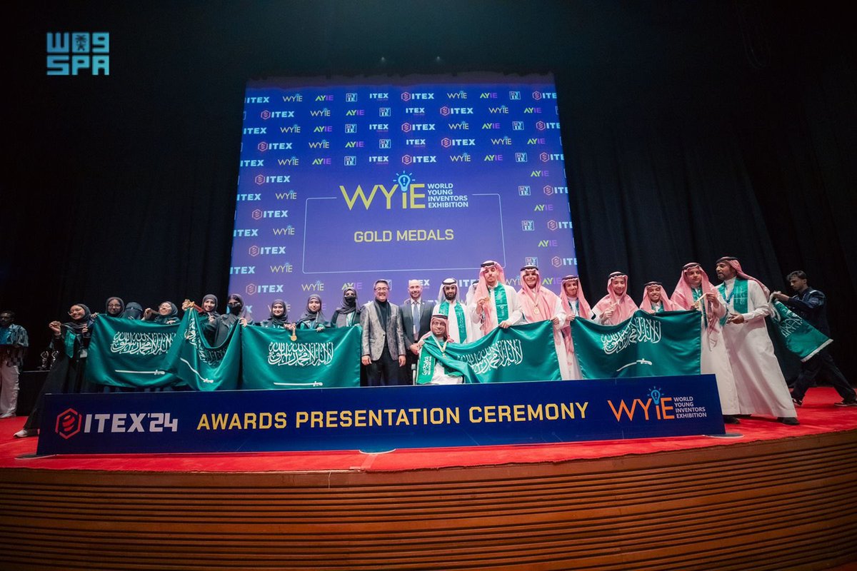 saudrahman27's tweet photo. Saudi Arabia’s 🇸🇦 youths shine on the global stage! 🏆

In a historic feat, Saudi youth won an impressive 114 medals & major prizes at the prestigious ISEF 2024 and ITEX 2024 competitions - the world's largest competition of science, engineering, invention and innovation. 

This stunning achievement is a testament to the transformative power of Crown Prince MBS youth empowerment initiatives. 

#السعودية_تتفوق_عالميا