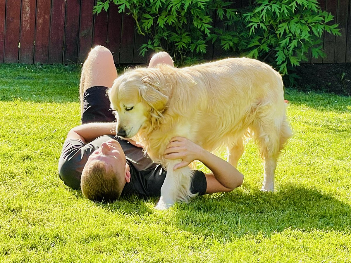 @DailyPicTheme2 In perfect #Harmony a young man and his dog. That is until walkies time when that harmony falls to the old man. #DailyPictureTheme