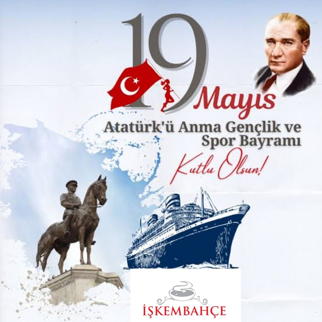 Yarınlaramızın teminatı olan gençlerimizin 19 Mayıs Atatürk'ü Anma Gençlik ve Spor Bayramı kutlu olsun. #19mayıs #gençlik #keşfet #işkembahçe #istanbul🇹🇷
