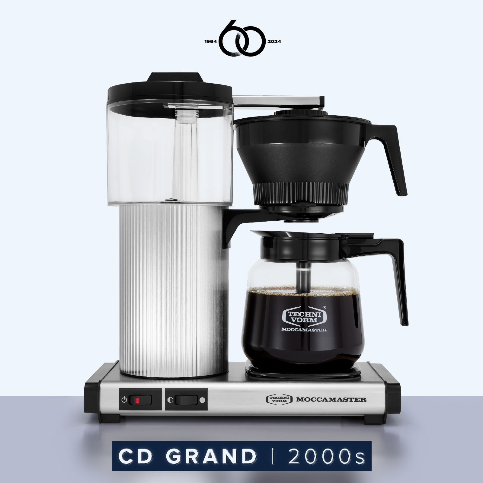 Moccamaster USA on X From the Vault Pt 5 The CD Grand was designed to meet the demand for a larger capacity coffee brewer without compromising on quality. Its elegant and durable stainless