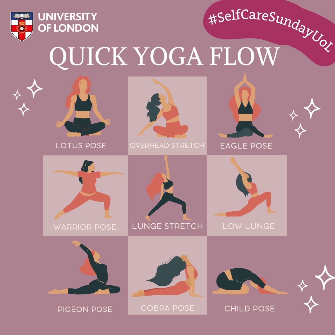 This Sunday, indulge in some movement. Whether it's a quick yoga flow or gentle stretches, take time for yourself. #SelfCareSundayUoL #UoLWellbeing