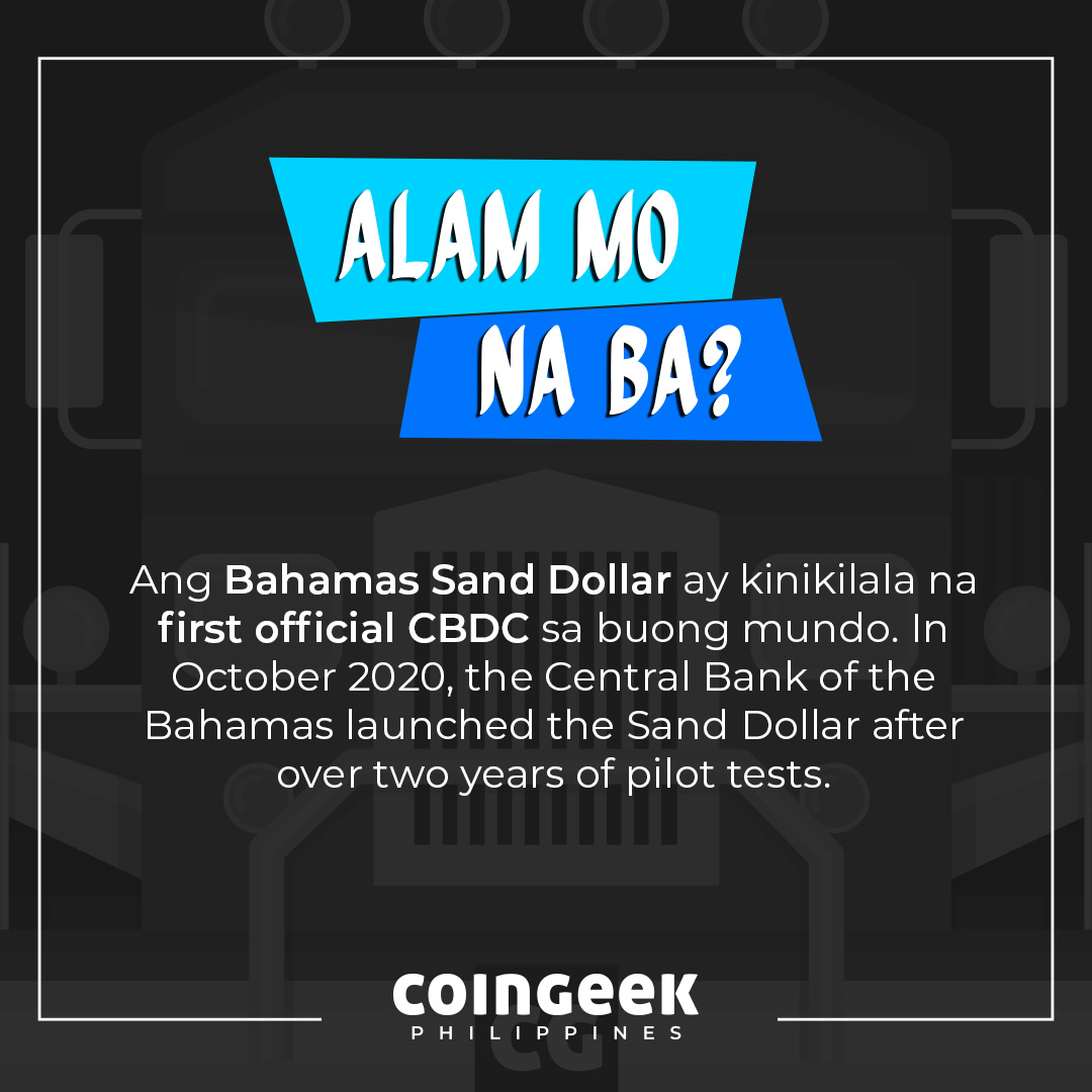 Ang concept ng CBDCs ay nagsimula noong early 2010s when discussions on digital currencies started gaining traction among central banks. Pero #AlamMoNaBa kung ano ang world's first official CBDC? Read more: coingeek.com/bahamas-launch…