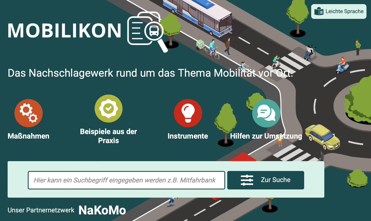 Nachhaltige #Mobilität auf einen Blick: Die #Mobilikon-Seite zu #BaWü ist jetzt live! In dem Online-Nachschlagewerk findet ihr allerlei Maßnahmen, Beispiele, Anlaufstellen, Förderprogramme & vieles mehr. 🔎🚊🚲🌱 #BadenWürttemberg

Schaut mal rein 👉 mobilikon.de/baden-wuerttem…