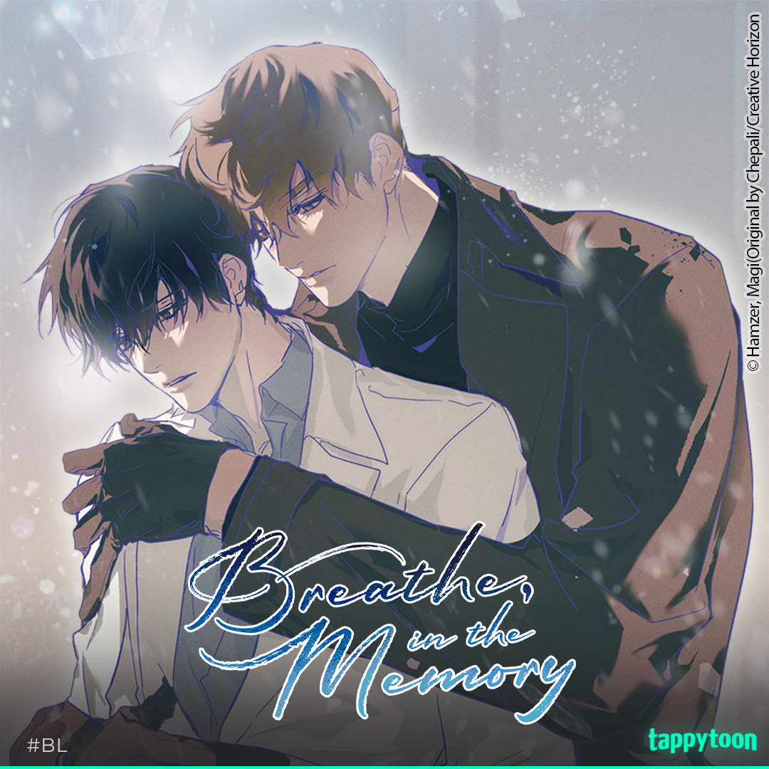 Today, catch up on two episodes of the new #BL, <Breathe, in the Memory> ! Jin brought warmth back into Naeyeong's life... but he's still drowning in his past, hungry for revenge. ➡️All-ages ver.: bit.ly/4bjv0Ud 🔞Mature ver. ONLY on Tappytoon web!