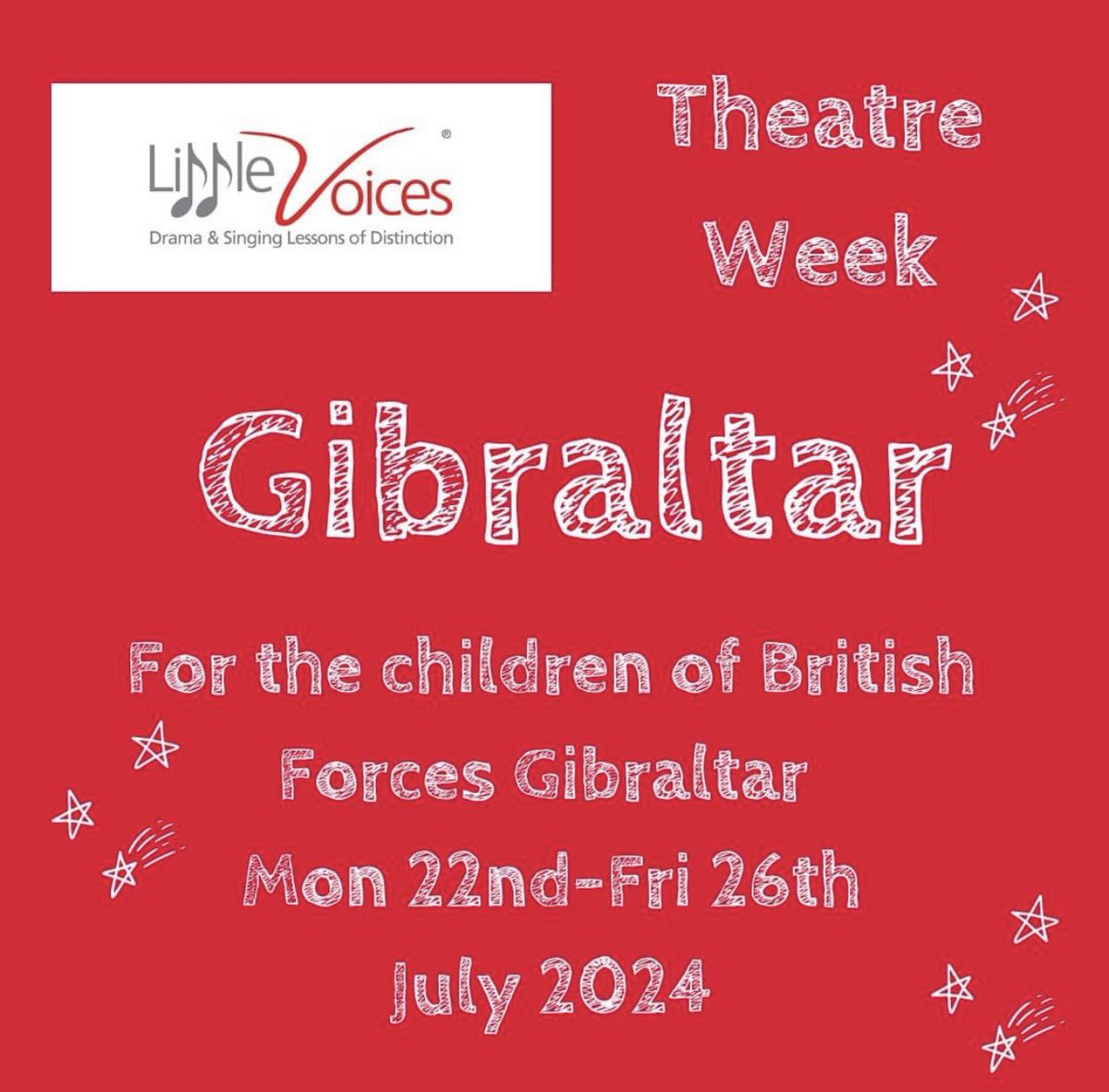 Little Voices - ensuring children from all walks of life get the chance to shine and have the magical Little Voices experience 🥰🎵🎭🥰
#gibraltar #britishforcesgibraltar #militarylife #britishforces #littlevoices #forallchildren #theatreweek #magical #shine #summerholidays