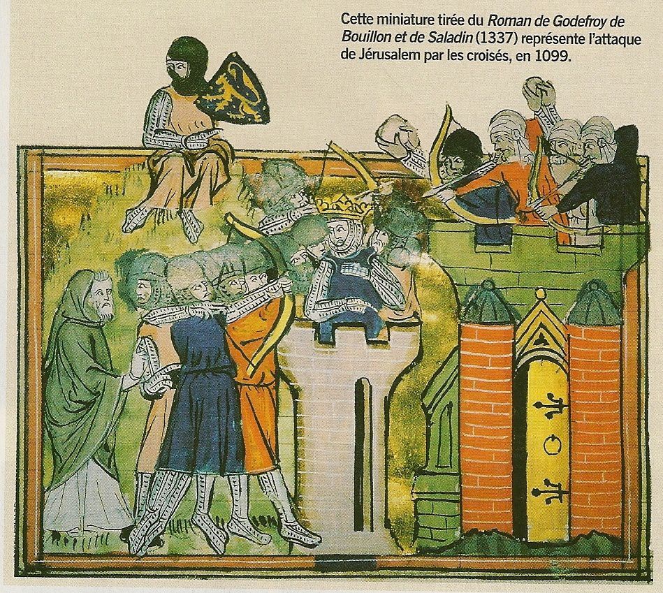 AgeMoyen's tweet photo. Juillet 1099. Plusieurs milliers de combattants latins assiègent Jérusalem, au terme de ce qu'on appellera ensuite la première croisade.

Le 15, la ville est prise. S'ensuit un massacre, devenu célèbre.

Mais... que s'est-il vraiment passé ? Un thread, au cœur des sources ⬇️ https://t.co/m7llfOU7eJ