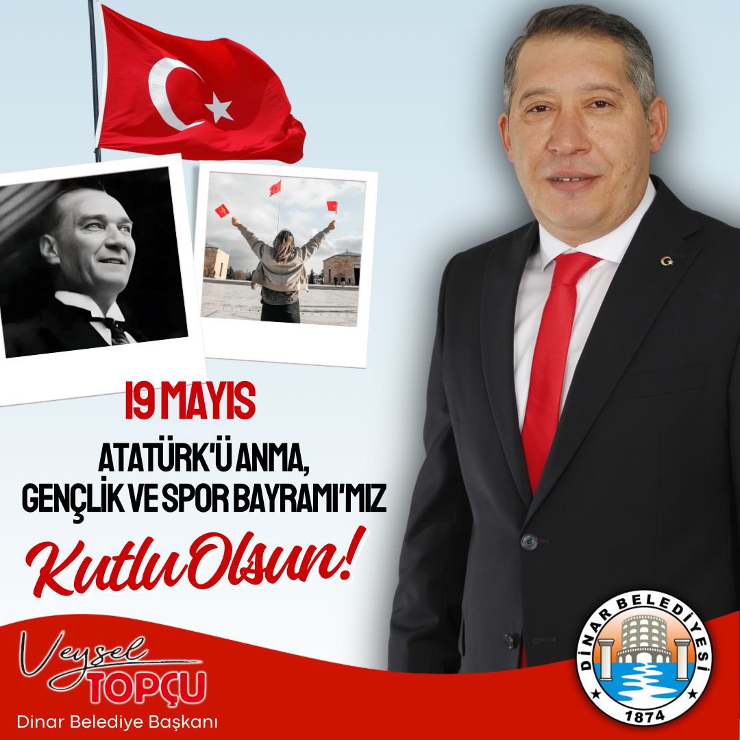 Milletimizin Bağımsızlık Yolundaki İlk Adımı Olan 19 Mayıs'ı Gururla Kutluyoruz,
Atatürkü Anma, Gençlik ve Spor Bayramı'mız Kutlu Olsun.!