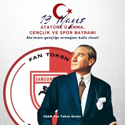 Kripto Hagi $PEPPER 🌶️ (@kriptohagi) on Twitter photo 19 Mayıs Atatürk'ü Anma Gençlik ve Spor Bayramı kutlu olsun!
#19Mayıs1919 <a href="/Samsunspor/">Samsunspor 🇹🇷</a> 🔴⚪⚫
<a href="/ParibuCom/">Paribu</a> <a href="/ParibuDestek/">Paribu Destek</a> 19 Mayıs Atatürk'ü Anma Gençlik ve Spor Bayramı kutlu olsun!
#19Mayıs1919 <a href="/Samsunspor/">Samsunspor 🇹🇷</a> 🔴⚪⚫
<a href="/ParibuCom/">Paribu</a> <a href="/ParibuDestek/">Paribu Destek</a>