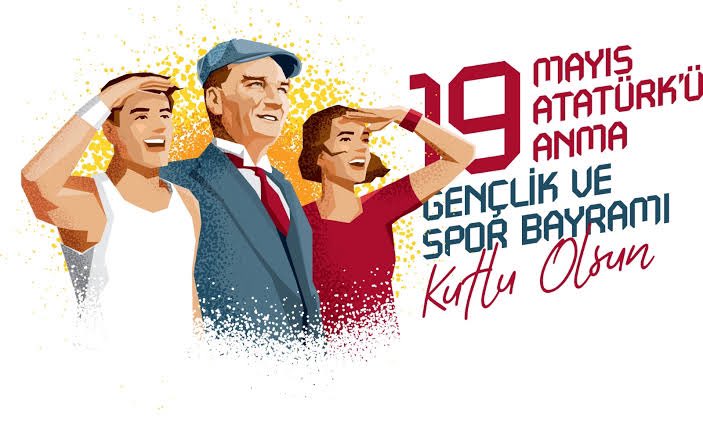 #19Mayıs Atatürk'ü Anma, Gençlik ve Spor Bayramımız büyük bir coşkuyla kutlu olsun.
