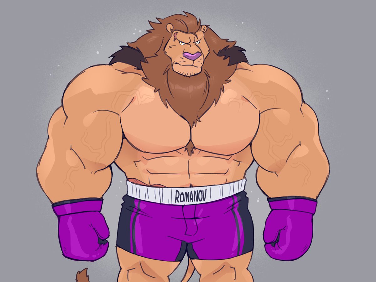 this took way too long to finish 🥊🦁
