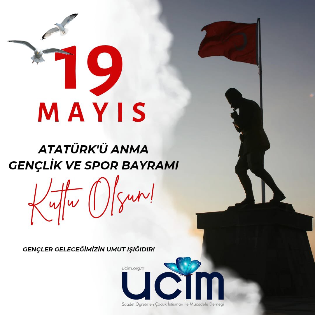 “Geleceğin ümidi, ışıklı çiçekleri onlardır. Bütün ümidim gençliktedir.” Gazi Mustafa Kemal Atatürk #19MayisAtaturkuAnmaGenclikVeSporBayramikutluolsun