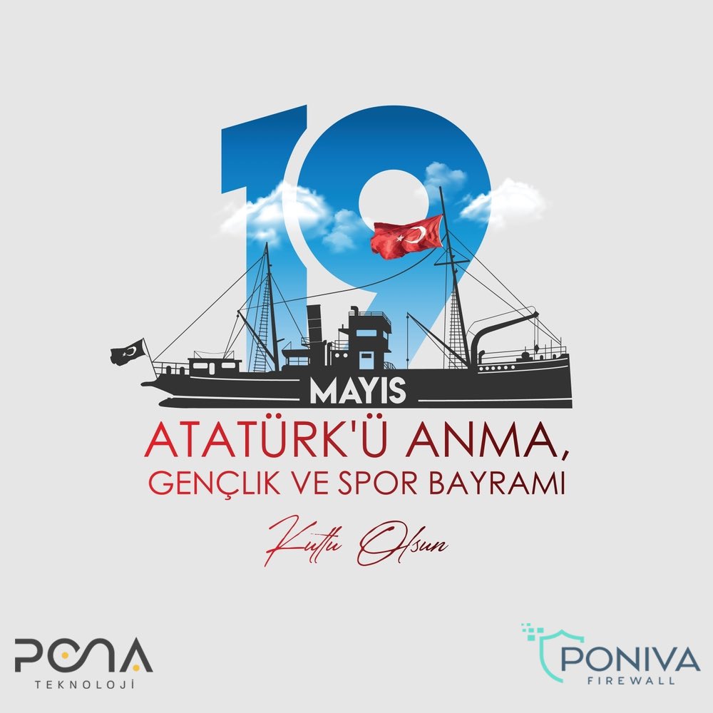 19 Mayıs Atatürk'ü Anma, Gençlik ve Spor bayramımız kutlu olsun.