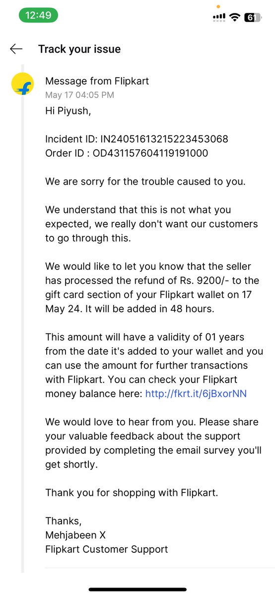 Its clearly mention that the refund has been processed on 17 may and it wil be added in 48 hours

48 hours passed and now flipkart support is saying 
wait till 20 may

whats going on??
harrassing customer??
@flipkartsupport @PineLabs
