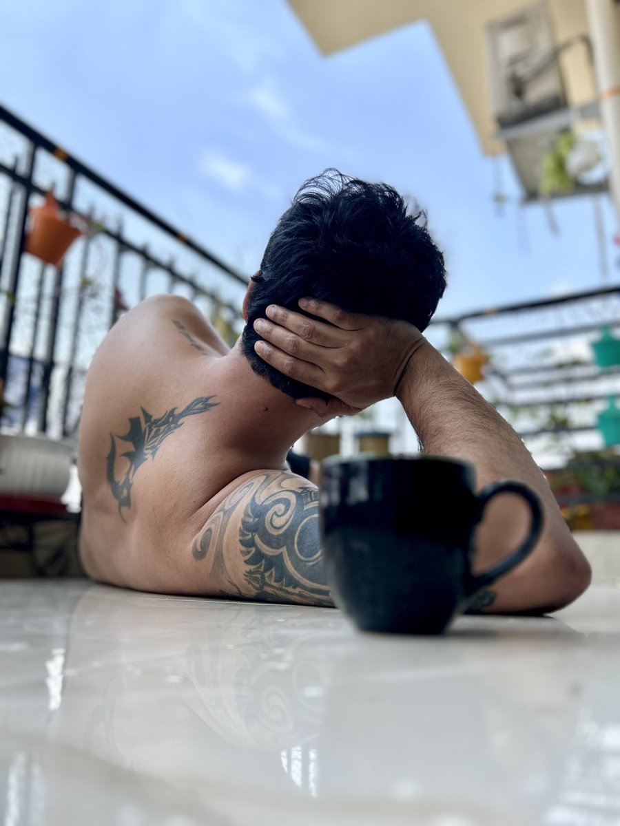 Rajdeep (@rajdeep2910) on Twitter photo notice the morning light 
   fill a cup with your morning coffee 
touch the plants 
 know that you are alive .. notice the morning light 
   fill a cup with your morning coffee 
touch the plants 
 know that you are alive ..