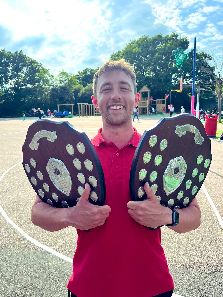 Once a year we host a football and netball rally for our district.

The football is a 5 a side competition and our Year 6 and Year 4 teams won both! 

Well done to the teams and I got to hold both shields in a Conor McGregor champ champ fashion 🤣