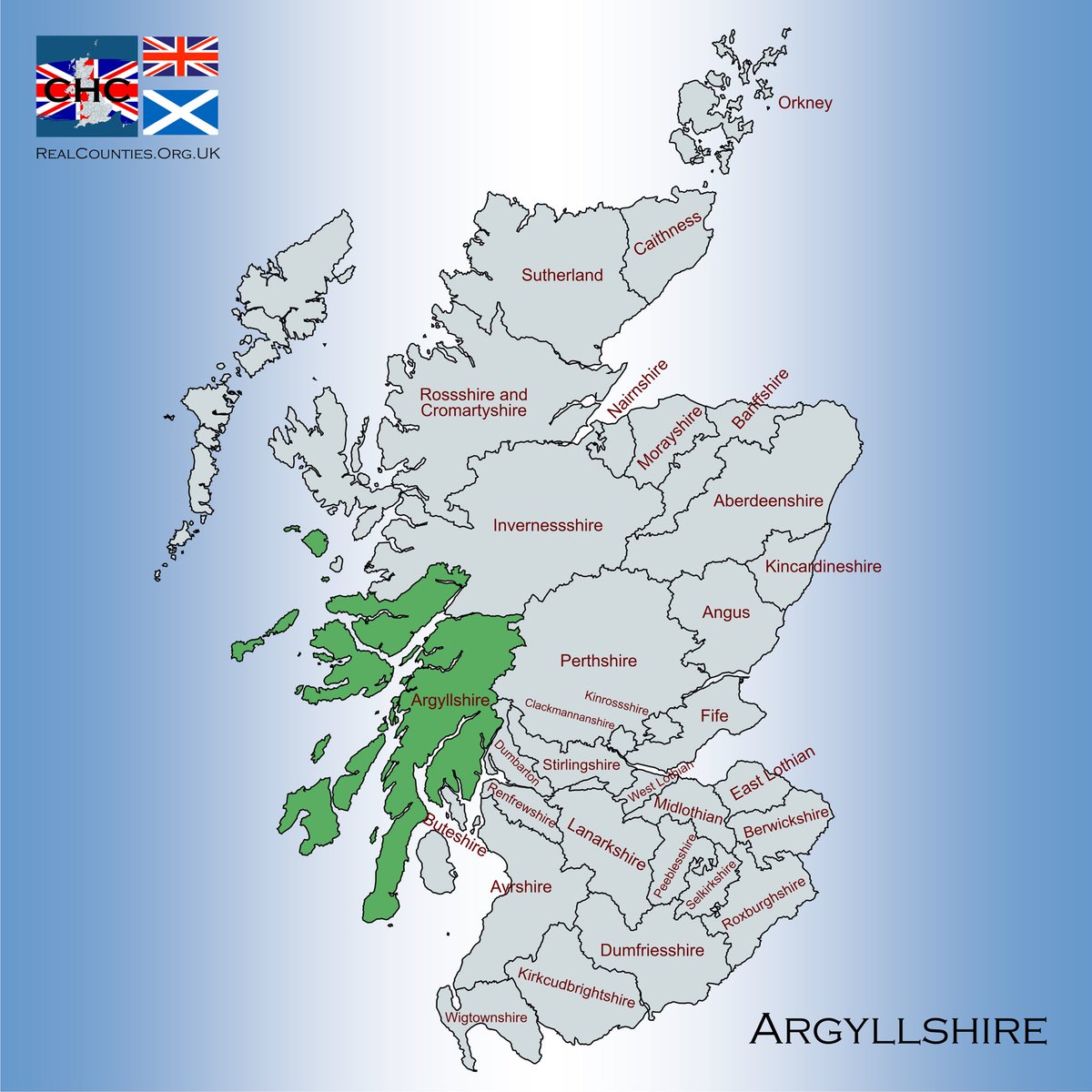 The County of #Argyll is a shire of mountains, peninsulas and islands.

#Argyllshire encompasses most of the Inner Hebrides.

It also includes the entire western coast of Scotland between the Mull of Kintyre and the Ardnamurchan peninsula.

🇬🇧 #HistoricCounties | #RealCounties 🏴󠁧󠁢󠁳󠁣󠁴󠁿