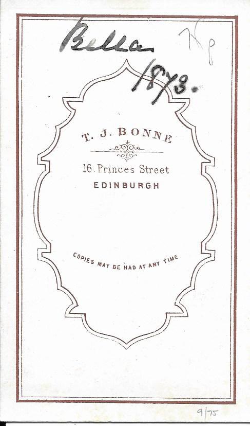 🌼Good morning to Bella who had this photo CDV taken in 1873🌼 #Edinburgh #Scotland
What life did she have? Did she marry? Have children? Was she happy?🤔#FamilyHistory 
How did she get to #IsleOfWight #PostcardFair 
One of the many #OldPhotos I found there to bring home😊