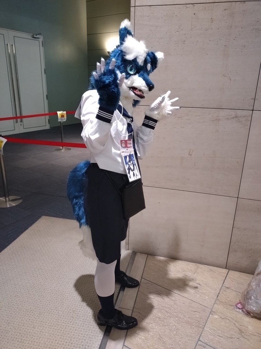 CR_B83TP's tweet photo. 槐くんに会えたよ😸

ケモノ✕セーラー服素敵すぎた…😻 https://t.co/hycVILFNPS