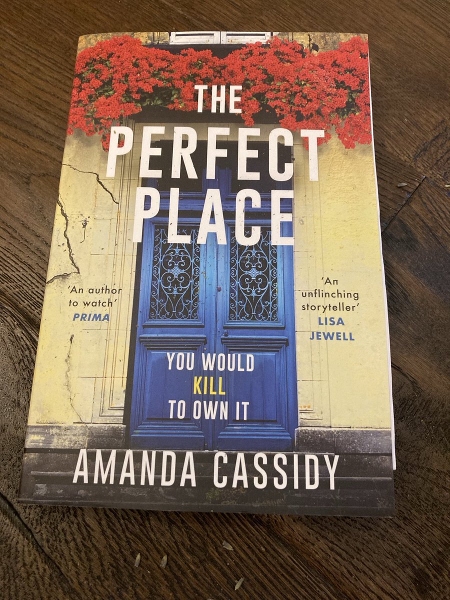 Book post. Thank you ⁦@canelo_co⁩ ⁦@CaneloCrime⁩ ⁦@AmandaCasssidy⁩ #ThePerfectPlace (it also smelt great… but sadly it’s leaving a trail behind me…)