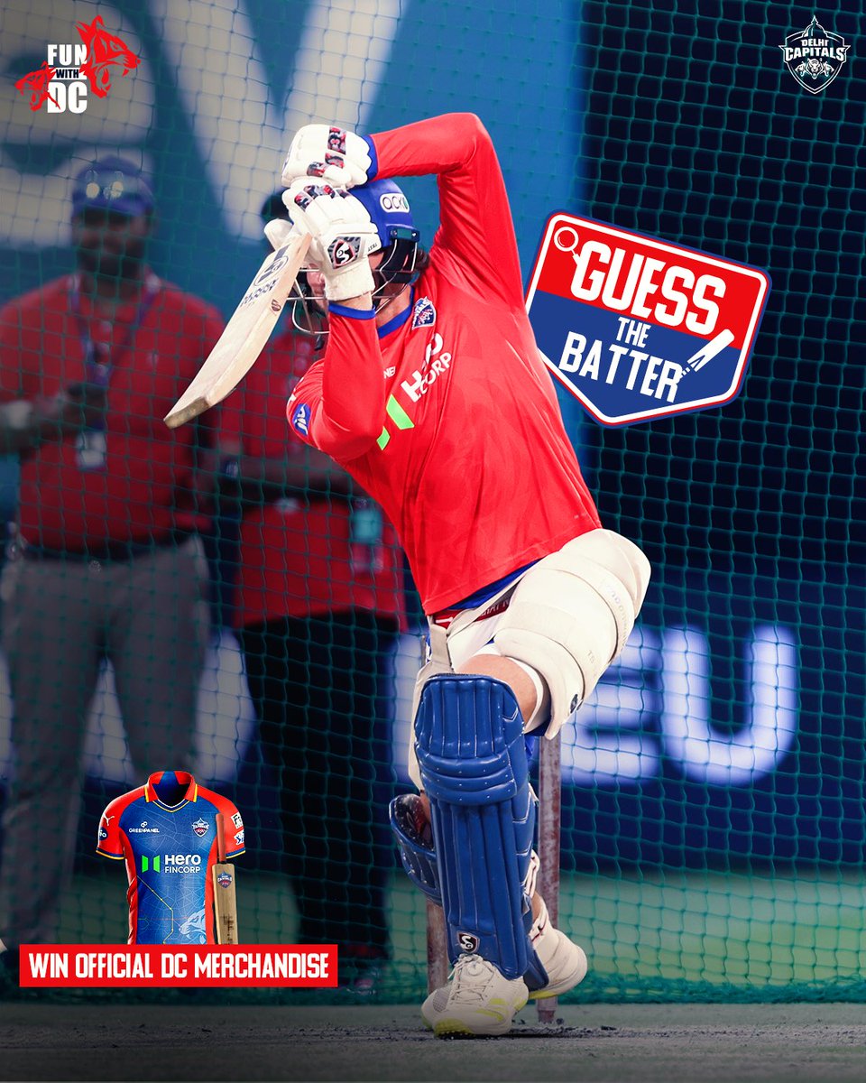 Guess the DC Batter playing this classy cover drive 🏏 Comment your answer here for a chance to win our official merchandise 🤩