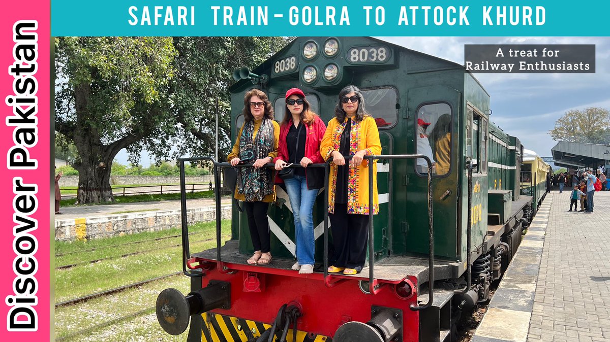 Wanderlust on wheels🚂 Safari train from Golra to Attock Khurd Chasing happiness down the tracks with friends, nostalgia in every whistle, and childhood memories echoing through every carriage. Train rides: where joy meets nostalgia. Subscribe Like Share youtu.be/DUEBVgYPUfE?si…
