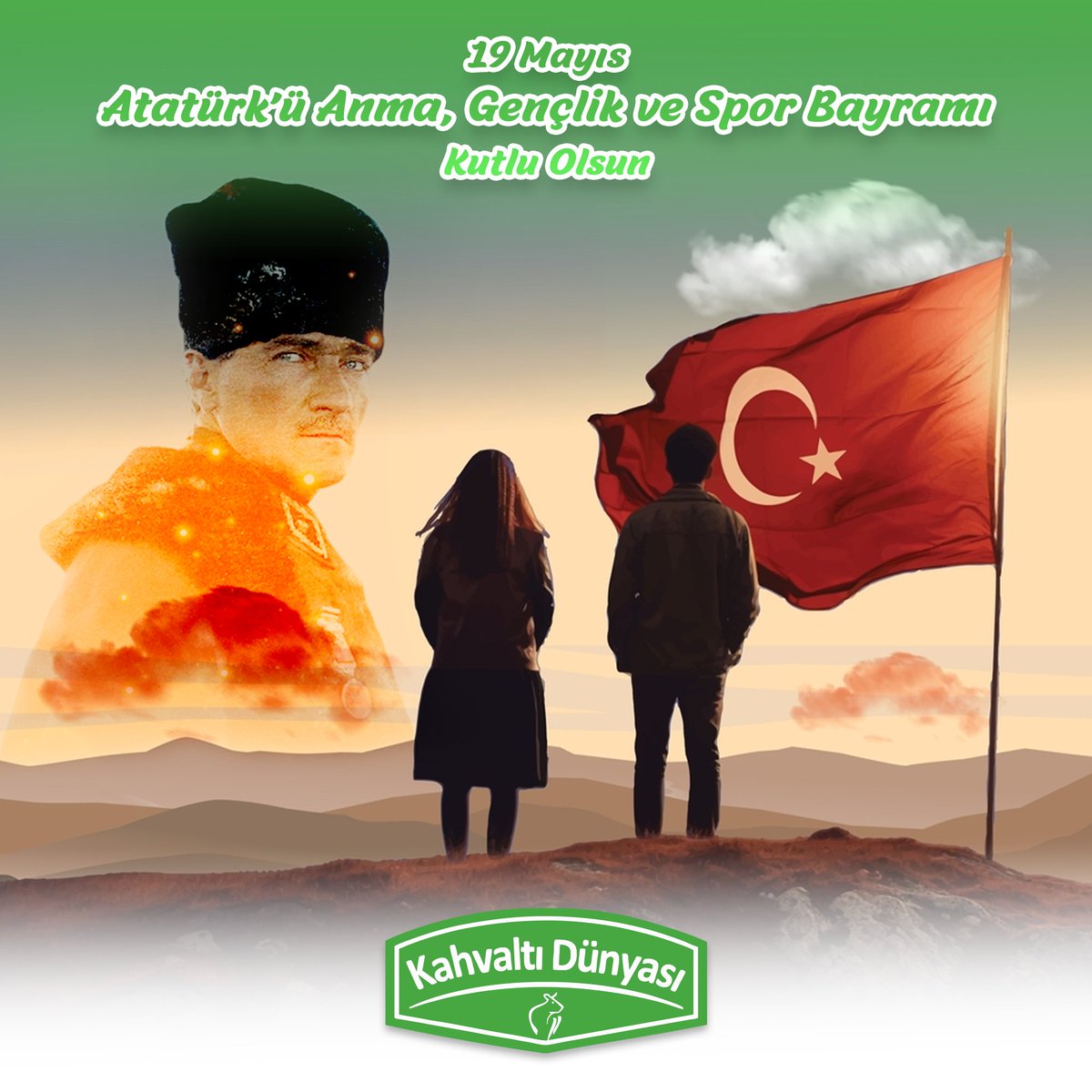 #19Mayıs Atatürk'ü Anma, Gençlik ve Spor Bayramımız kutlu olsun. 🇹🇷

#kahvaltidunyasi