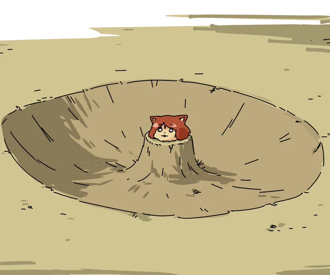 ドラゴンボールでなんかこういう地面のえぐれ方するのあったよね 