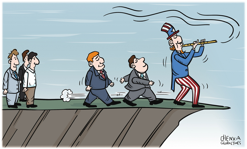 globaltimesnews's tweet photo. #Comment:
In a desperate attempt to contain 🇨🇳, the 🇺🇸 is pulling out all the stops to manipulate its "allies." These so-called allies are actually seen by the 🇺🇸 as "colonies of intelligence," trapped in a never-ending cycle of geopolitical manipulation. https://t.co/4BmffTZrbq