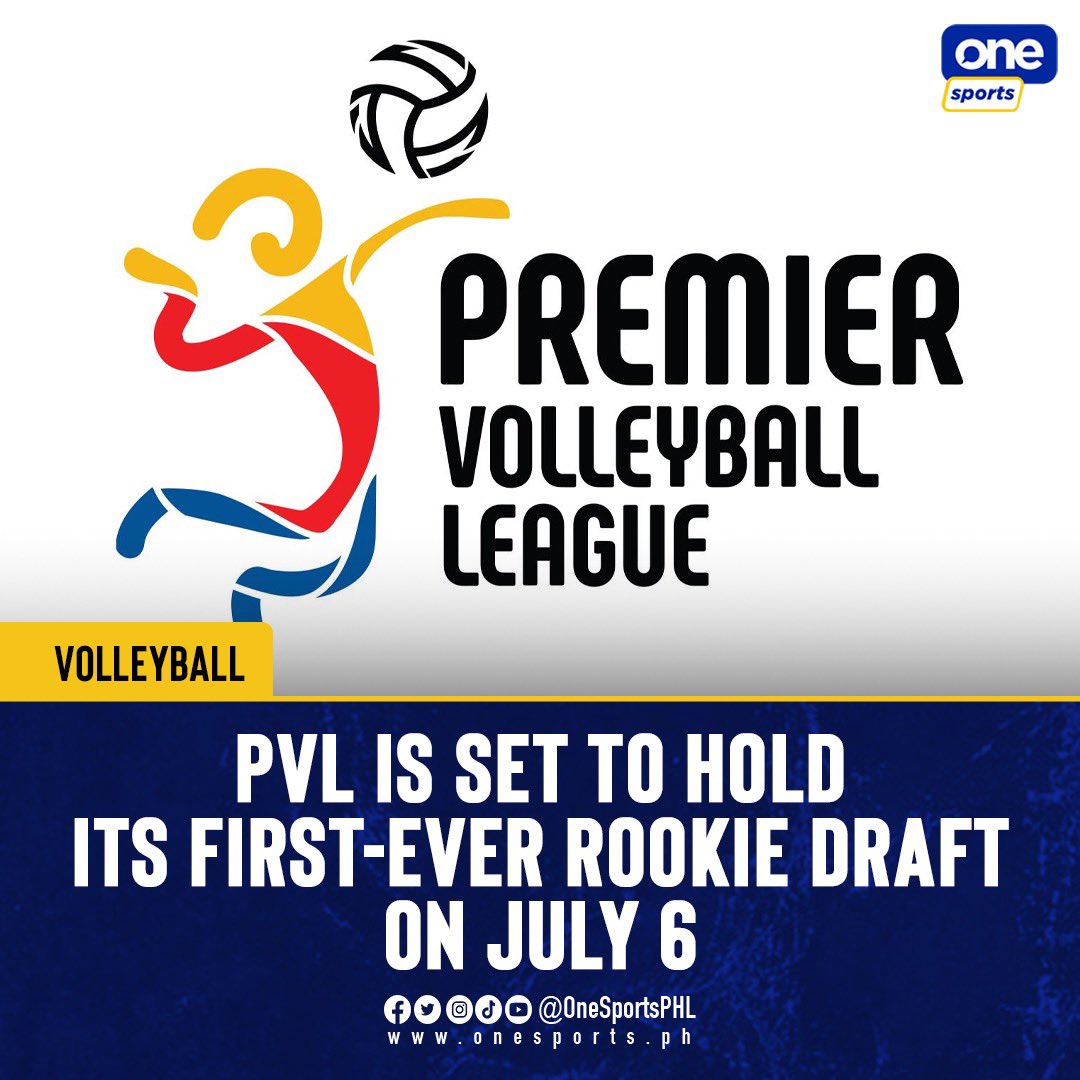 The Premier Volleyball League will launch its inaugural Rookie Draft this July in order to prevent bidding wars and to promote a fairer acquisition process for all teams. 

#PVL2024 #TheHeartOfVolleyball #PVLonOneSports