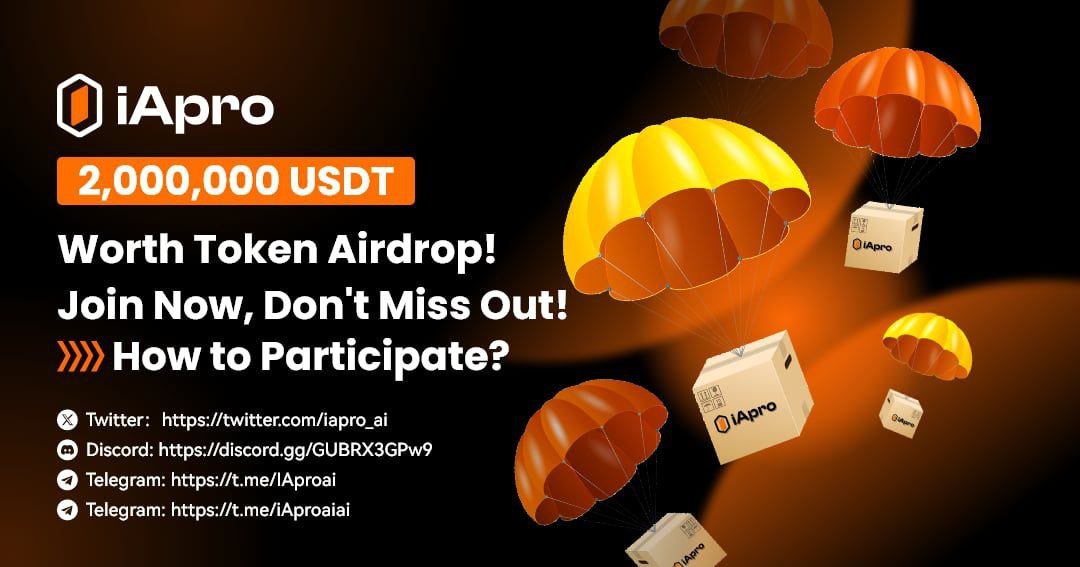 ⭕️ IAPRO
🎁 REWARD 2 MILLION $USDT WORTH TOKEN FOR PARTICIPANT 

➖Join Now : wn.nr/DfRkdvg

➖Complete All Task 
➖Submit Data
➖Submit Address SOL 
➖Done

❗Join Before End