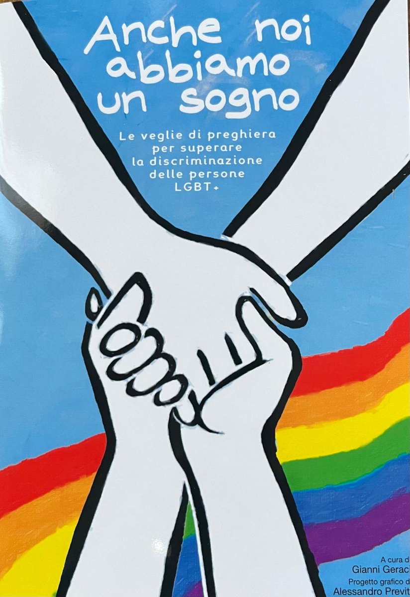 Dopo il culto di #Pentecoste (presieduto da entrambe le nostre pastore Daniela Di Carlo ed Eleonora Natoli) chi lo vorrà potrà partecipare a un aperitivo nel tempio e/o ritirare gratuitamente questo libretto 'Anche noi abbiamo un sogno', per la veglia contro la #omobitransfobia