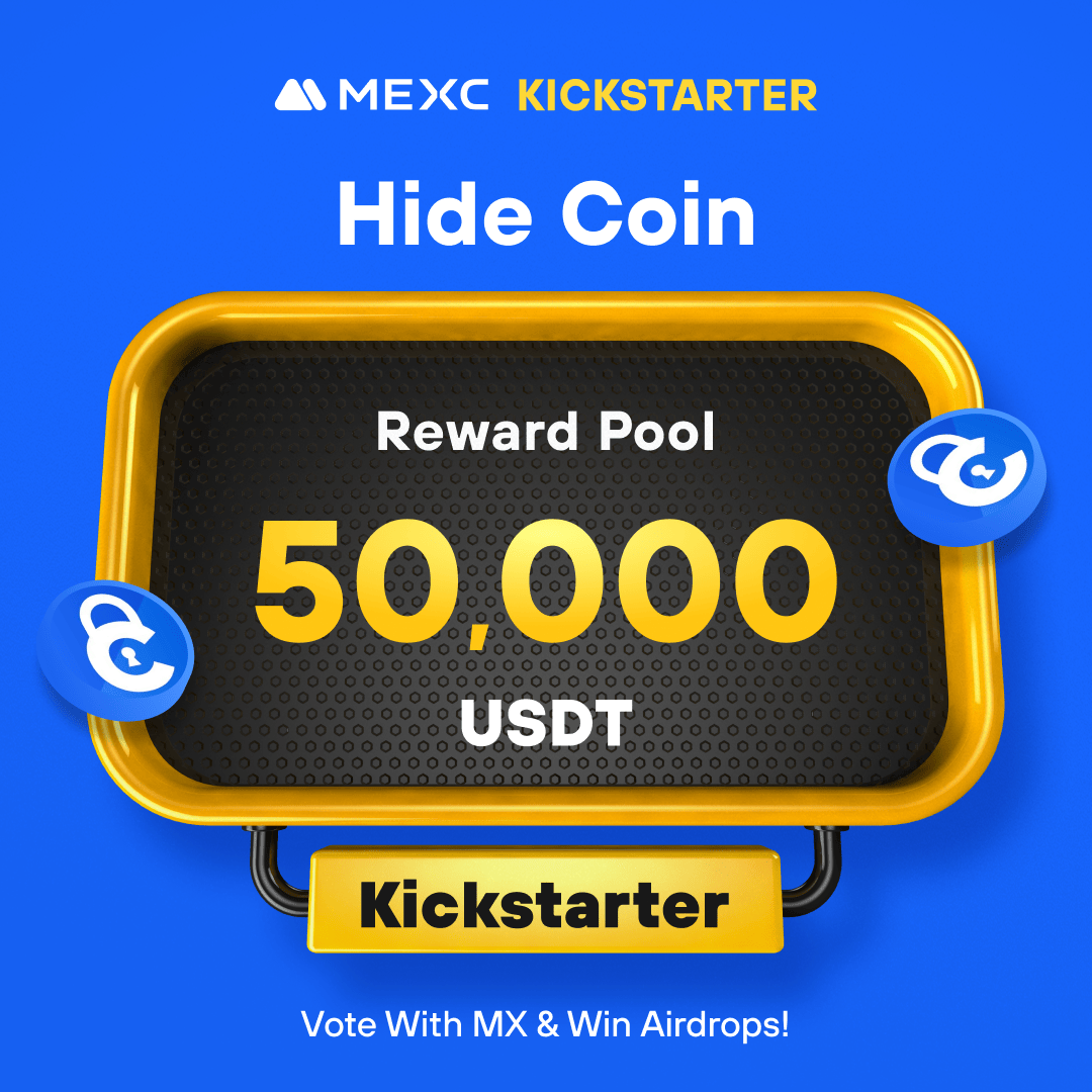 .@secretblockio, providing anonymous transactions and seamless swaps, is coming to #MEXCKickstarter 🚀

🗳Vote with $MX to share massive airdrops
📈 $HIDE/USDT Trading: 2024-05-20 10:30 (UTC)

Details: mexc.com/support/articl…