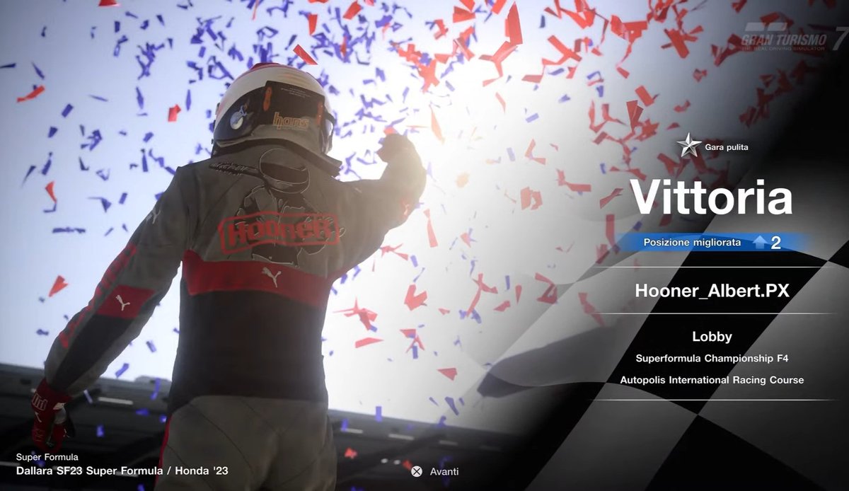 Albert66163029's tweet photo. Segunda carrera del campeonato SuperFormula23. Conseguimos la victoria y nos hacemos con el liderato del campeonato Italiano. Vamooos!!! 💪
@Hooner_Simteam https://t.co/MF3byGMN19