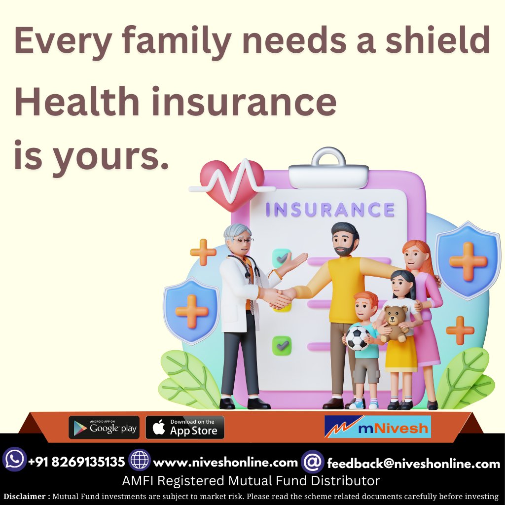 Every family needs a shield Health insurance is yours. 

#HealthInsurance #LifeInsurance #stockmarket  #financialfreedom  #investor #trader #stockmarket  #daytrading #investments #investors