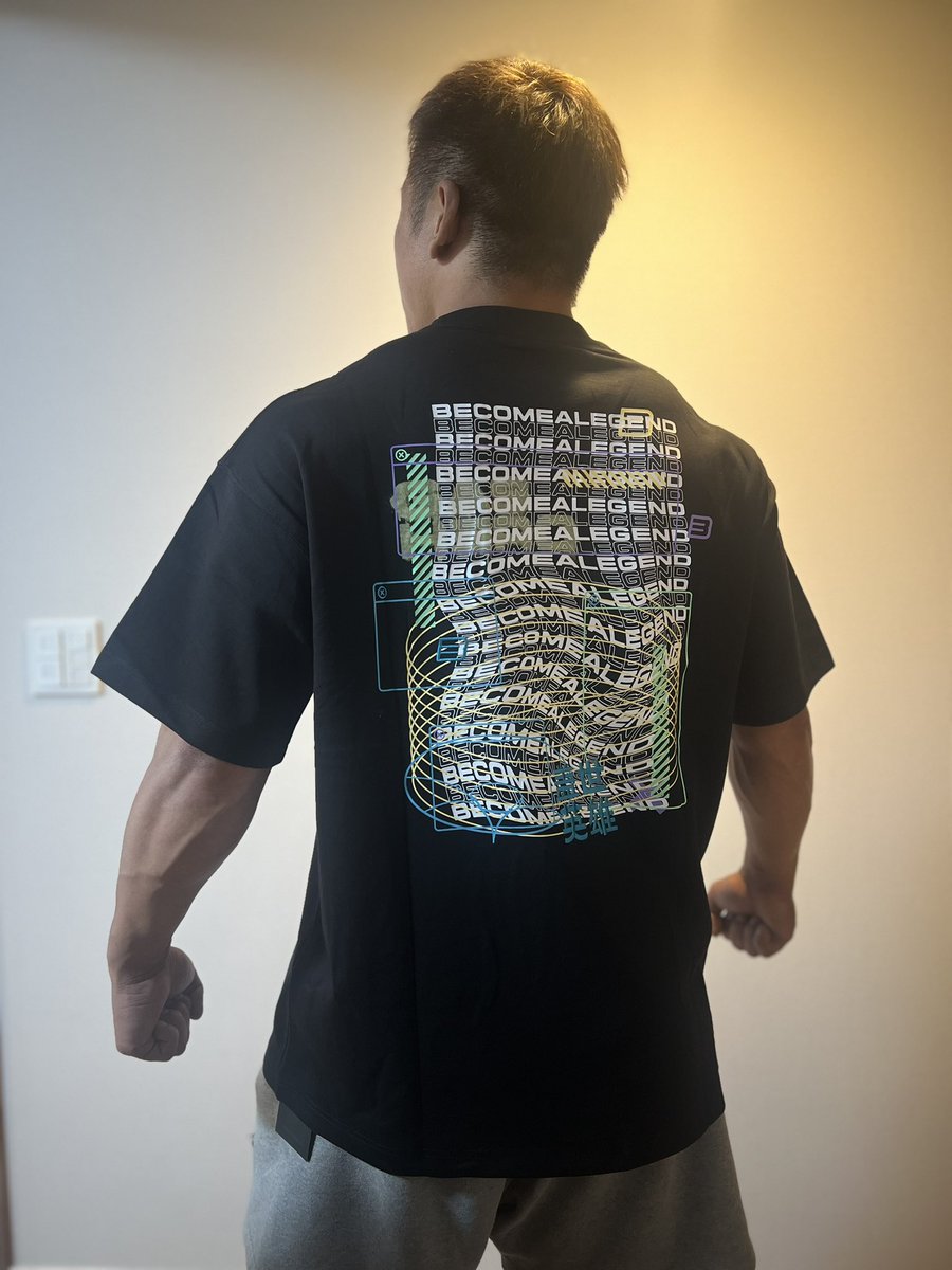 #GasHero @Ziricote521 XLのTシャツ届きましたー🙇ありがとうございます😭 サイズピッタリです💪 アイコンに似てますかね？😂