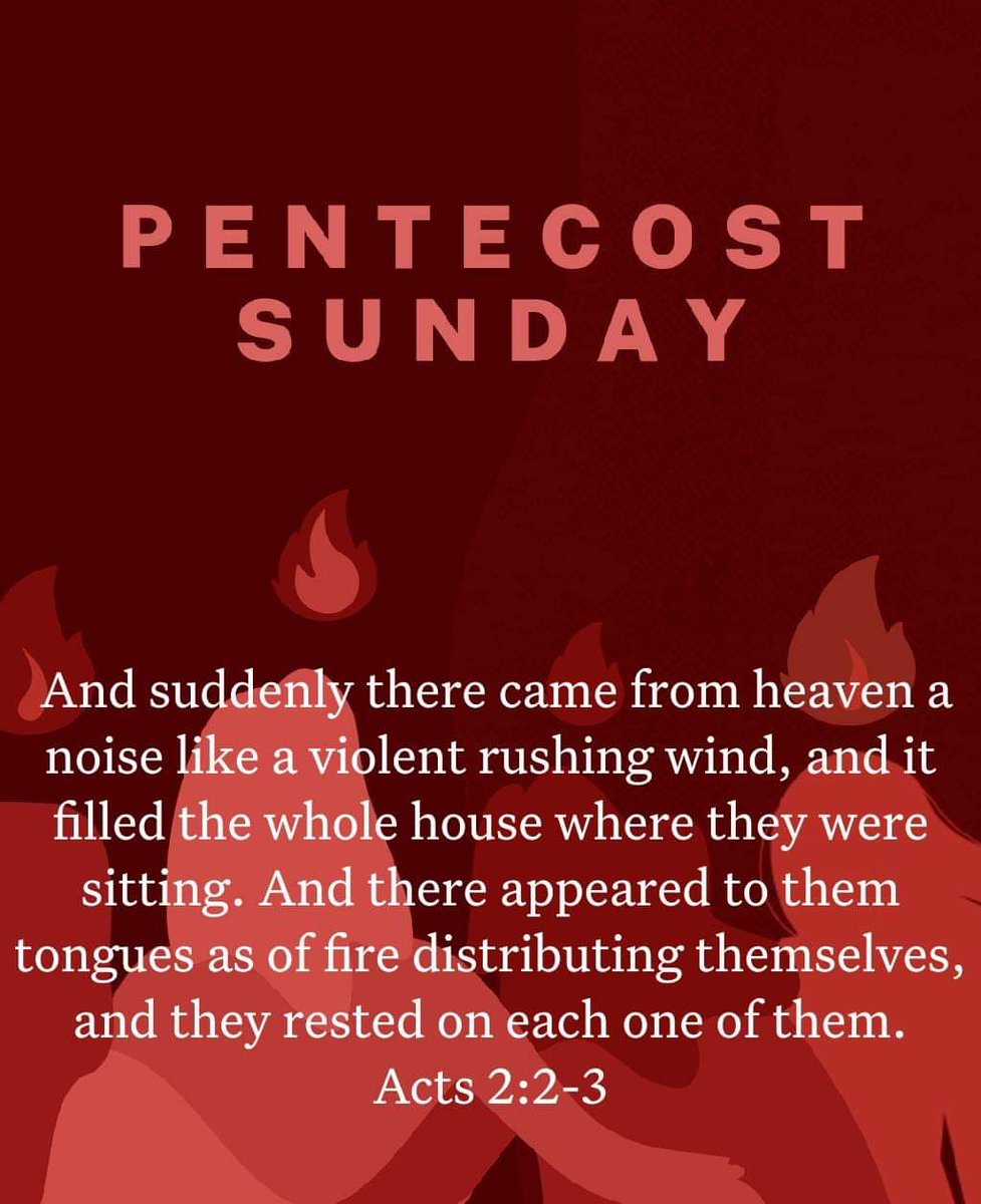 Today is Pentecost Sunday. A day when we celebrate the outpouring of the Holy Spirit

If you haven't been to church in a while, or have never been, then today would be great.  🤗
