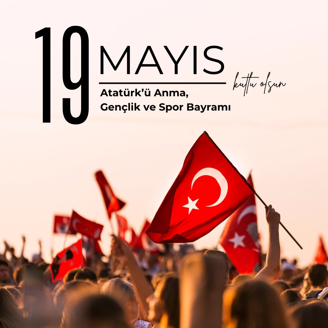 Cumhuriyetimize giden aydınlık yolun mührü olan 19 Mayıs 1919'da Samsun'dan başlatılan Millî Mücadele'nin 105'inci yıl dönümünü kutluyoruz. Cumhuriyetimizi gençlere emanet eden Gazi Mustafa Kemal Atatürk ve silah arkadaşlarını rahmet, minnet ve saygıyla anıyoruz. #19Mayıs