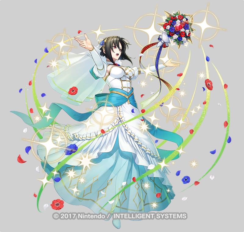 yukiyasa1's tweet photo. ファイアーエムブレム ヒーローズにて 「誓心の花嫁 エル」のイラスト担当させて頂きました。イベント明日からです。よろしくお願いします💐　#FEヒーローズ https://t.co/4tsD9KThua