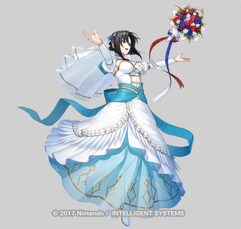 yukiyasa1's tweet photo. ファイアーエムブレム ヒーローズにて 「誓心の花嫁 エル」のイラスト担当させて頂きました。イベント明日からです。よろしくお願いします💐　#FEヒーローズ https://t.co/4tsD9KThua