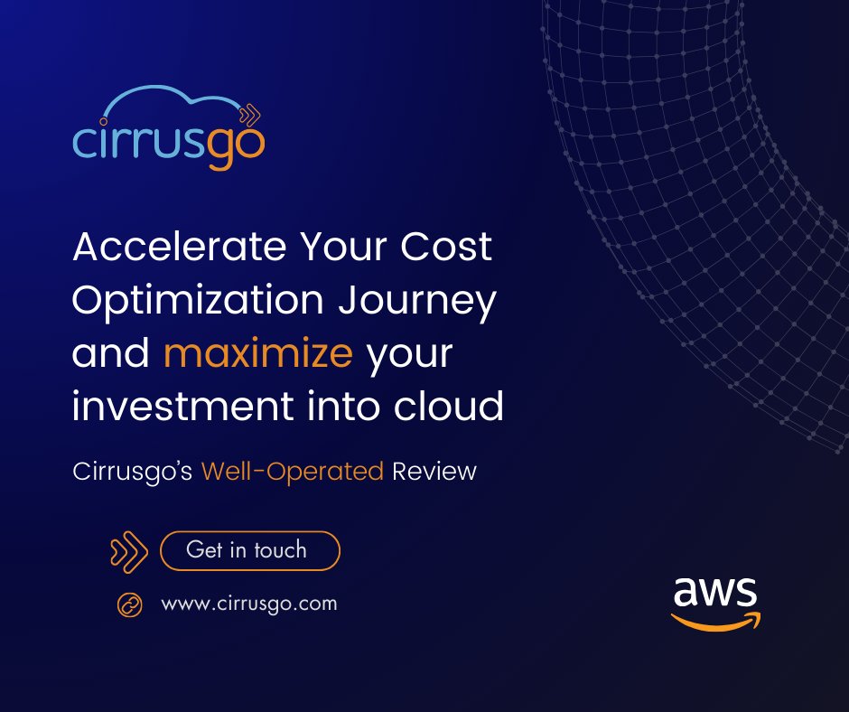 cirrusgo's tweet image. Get the most out of your #cloud_infrastructure spend!

 See how #cirrusgo can help your organization meet its infrastructure needs while staying within budget

Book your #Free_Consultation: portal.cirrusgo.com/well-operated-…

#APNPartner #Cloud #BusinessTransformation 
#Well_Operated #AWS