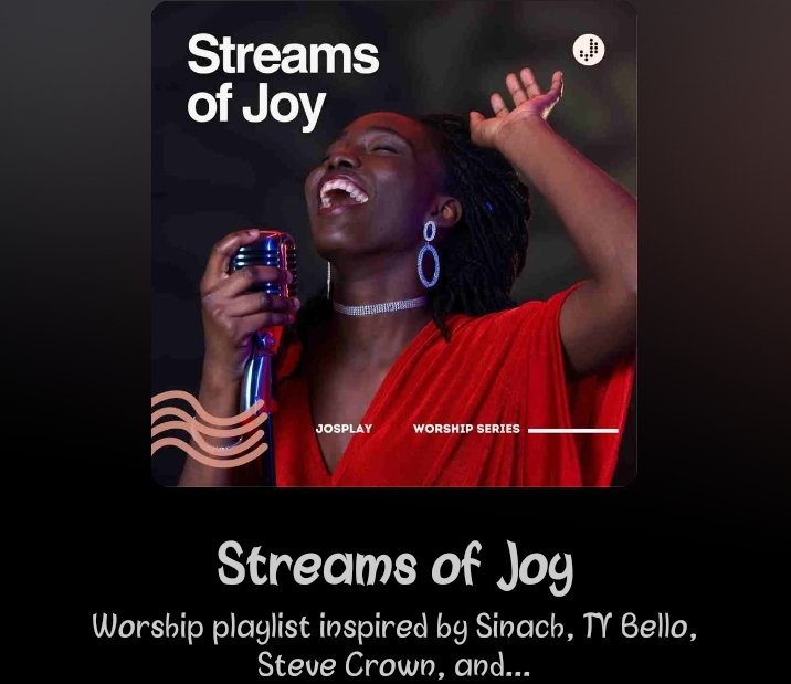 Embrace the spirit and let your heart sing. Dive into our 'Streams of Joy' playlist this Sunday.
Listen now on Josplay music.josplay.com/playlist/6d891…