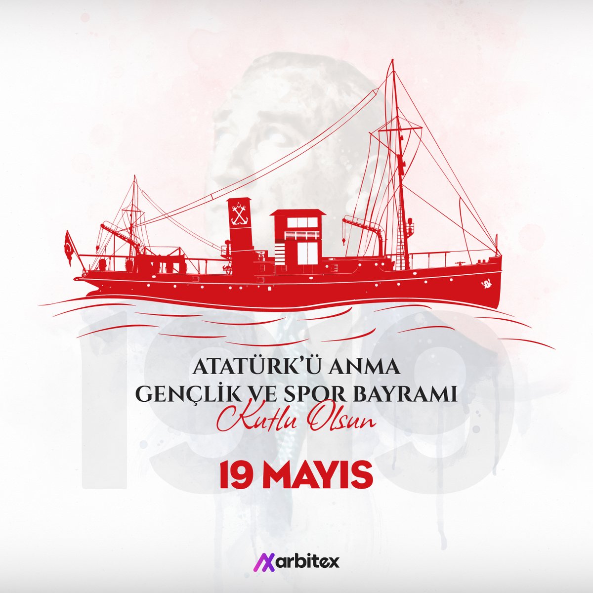🔴⚪19 Mayıs Atatürk'ü Anma, Gençlik ve Spor Bayramımız kutlu olsun.