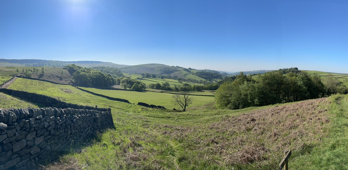 Good morning from a sunny Derbyshire dales