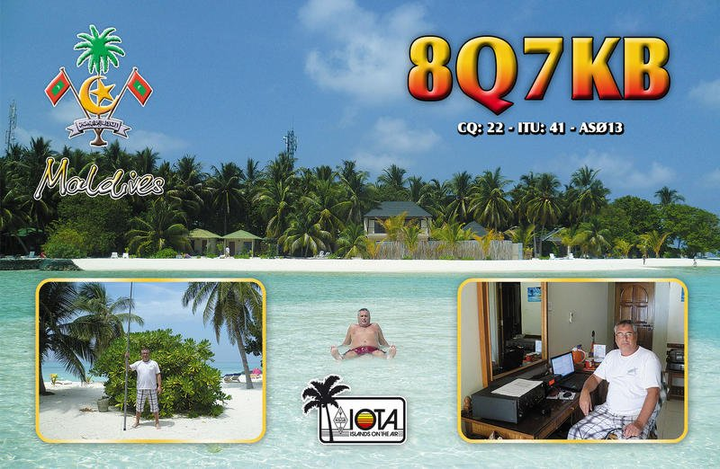 DX_World's tweet photo. 8Q7KB – Maldives https://t.co/qPtiSh9VN0 https://t.co/Y4lXmKapGI